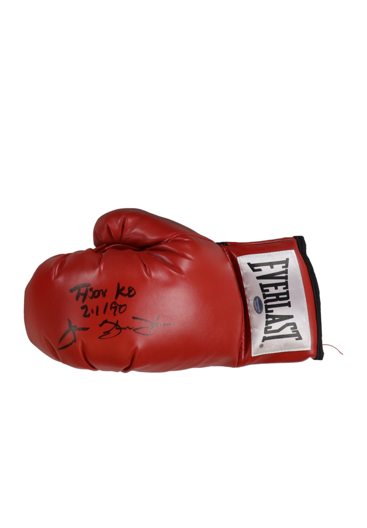 James "Buster" Douglas Signed Everlast Boxing Glove Inscribed "Tyson KO 2/11/90" (Schwartz)