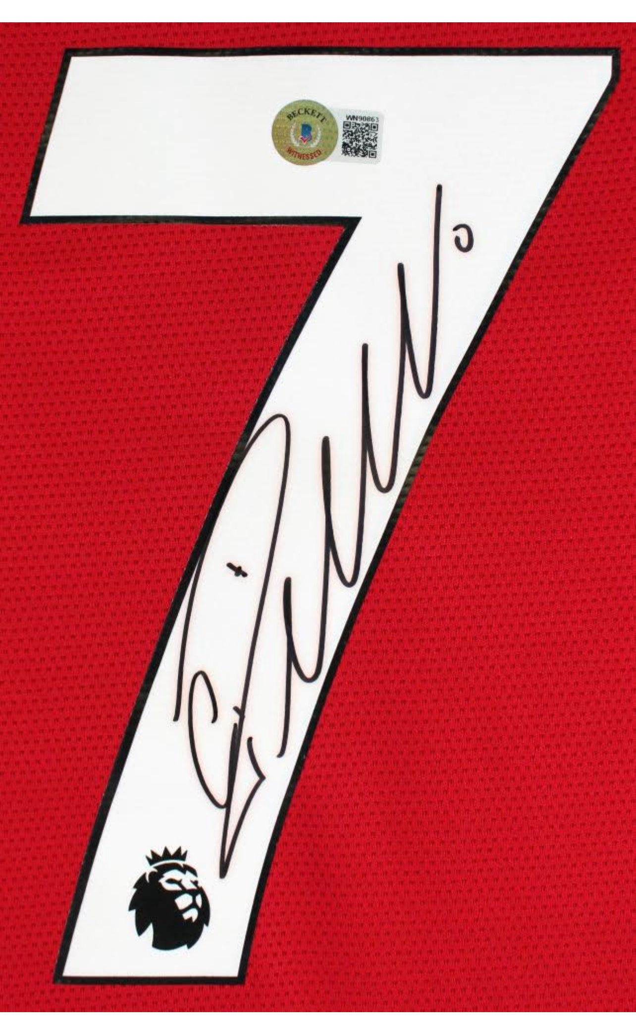 Cristiano Ronaldo Signed Manchester United Jersey (Beckett)
