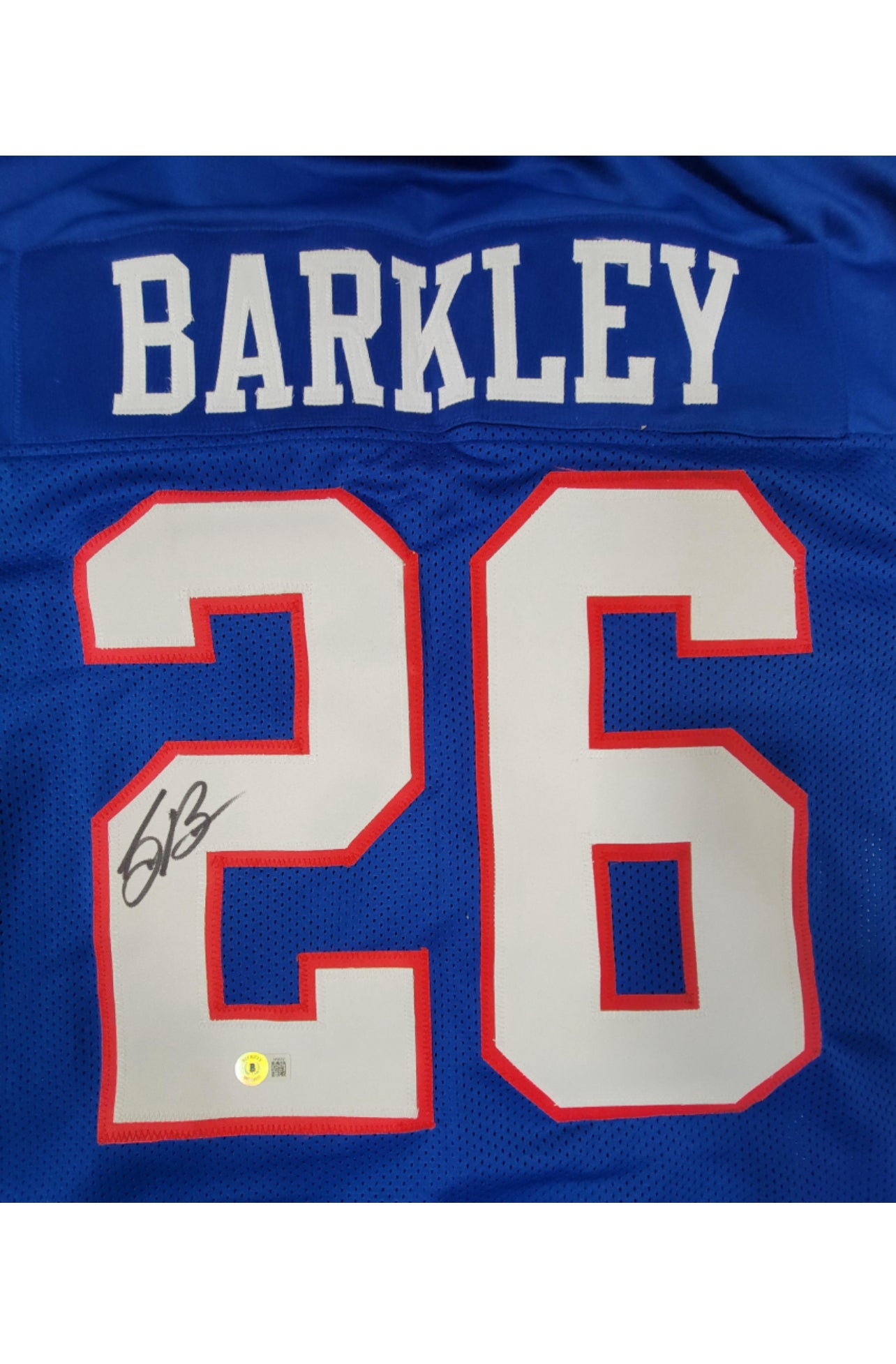 Saquon Barkley Signed Jersey (Beckett)